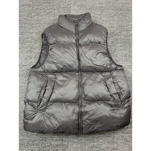 Zara Unisex Large Blac Puffer Vest